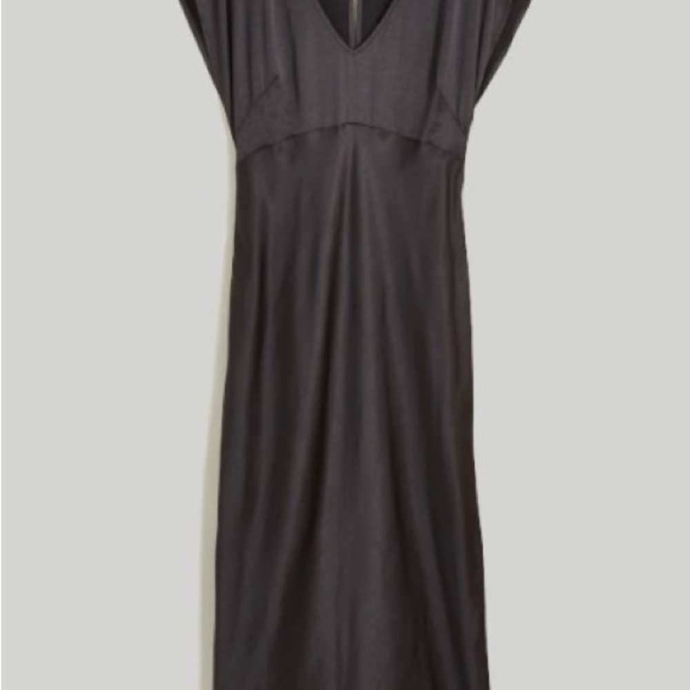 Elegant Black V-Neck Dress